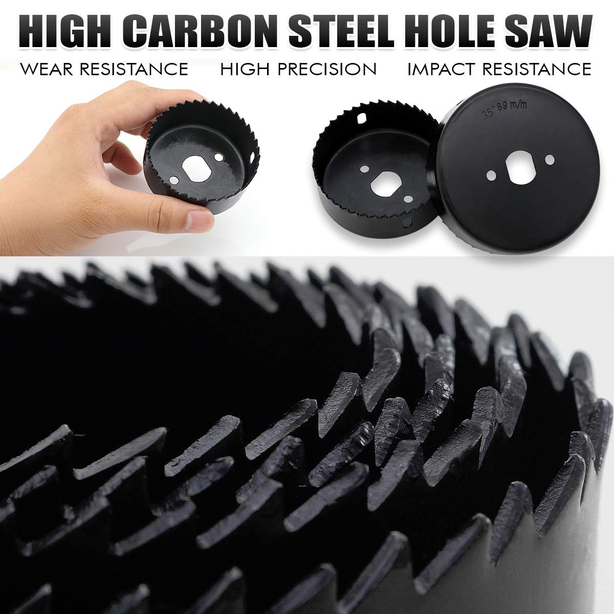 PETUOL hole saw set 28mm great for plastic panels.