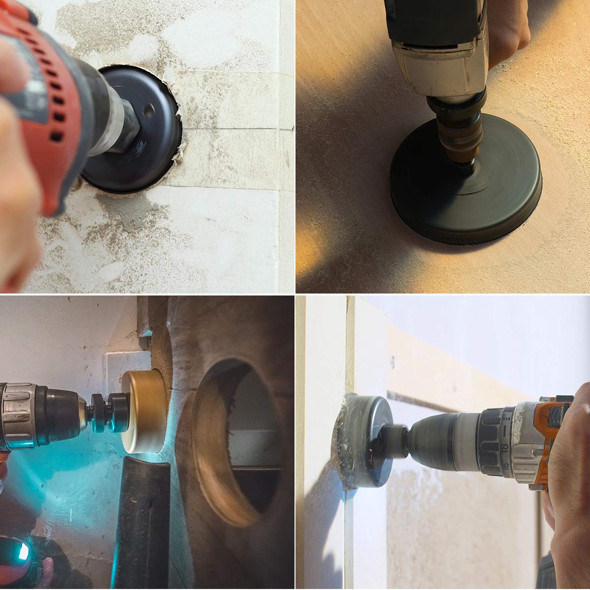 PETUOL hole saw set 38mm delivers smooth cuts in softwood.