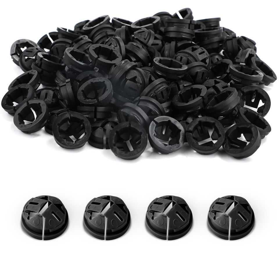 PEUTIER push-in cable connectors 200pcs pack for quick wiring organization.