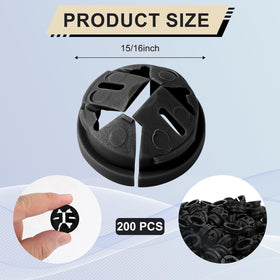 PEUTIER push-in cable connectors with 1/2 inch hole size for NM cables.