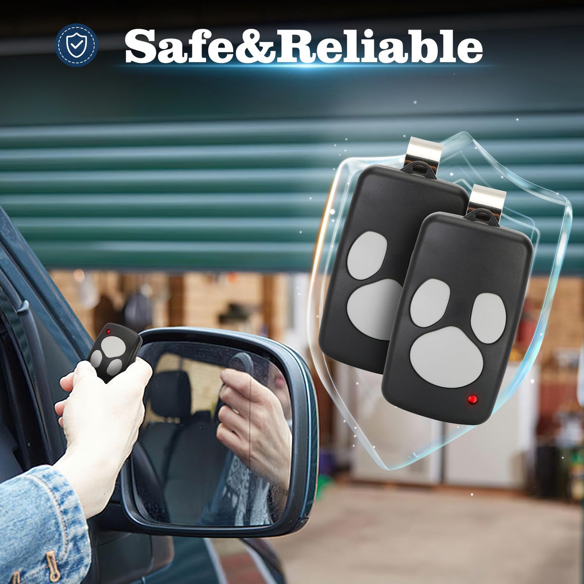 Pevxou 372310 remote kept in car and home for convenience.