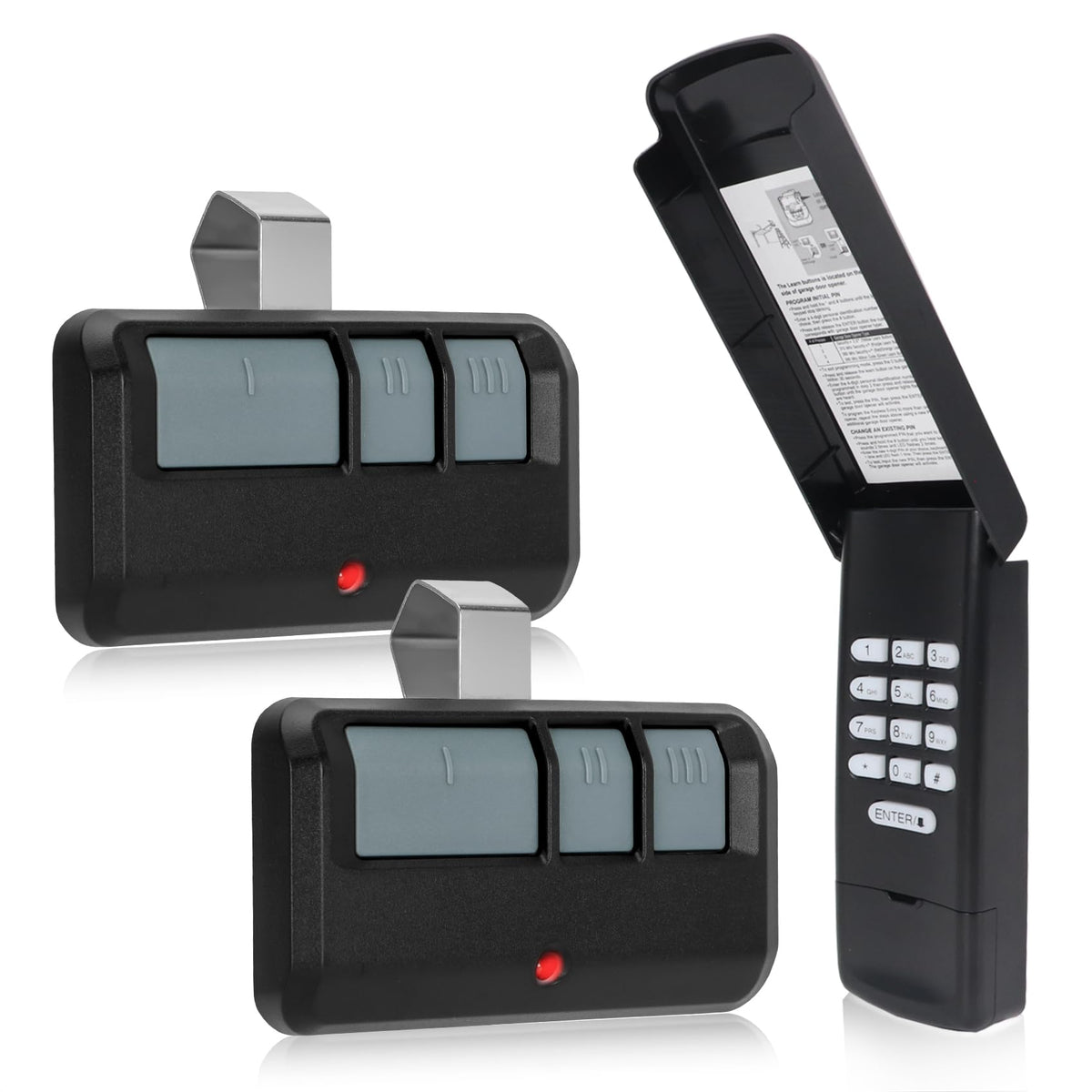 Pevxou black keypad front view for quick entry with 877Max compatibility