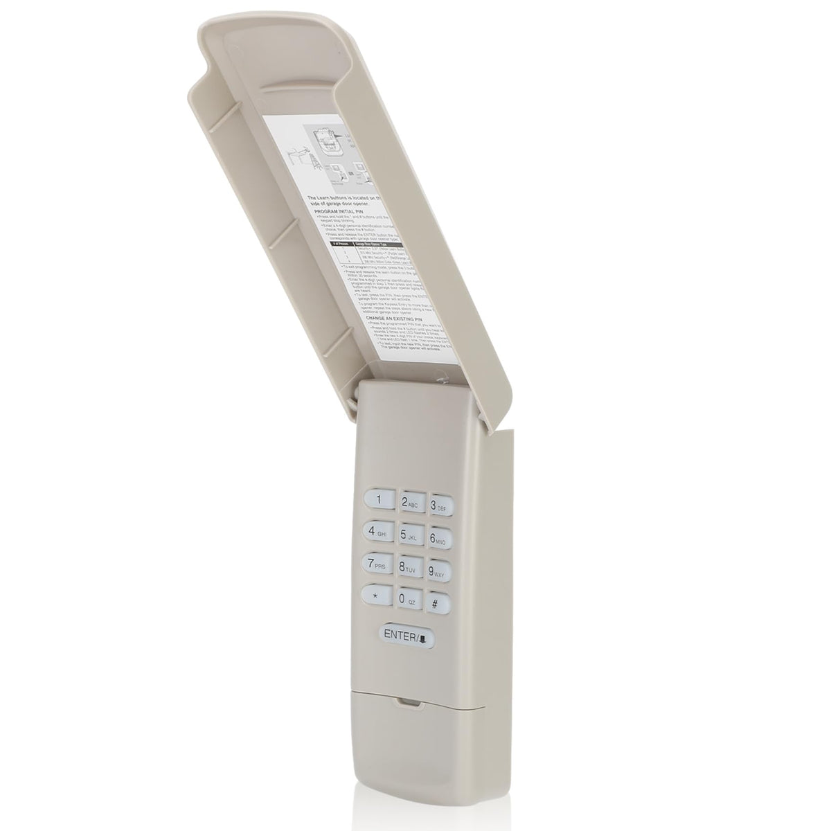 Pevxou front view keypad for Craftsman, quick entry at a glance.