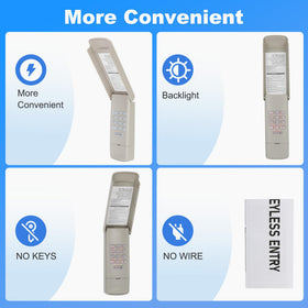 Pevxou 877max-keypad-area close-up, supports fast entry on busy days.