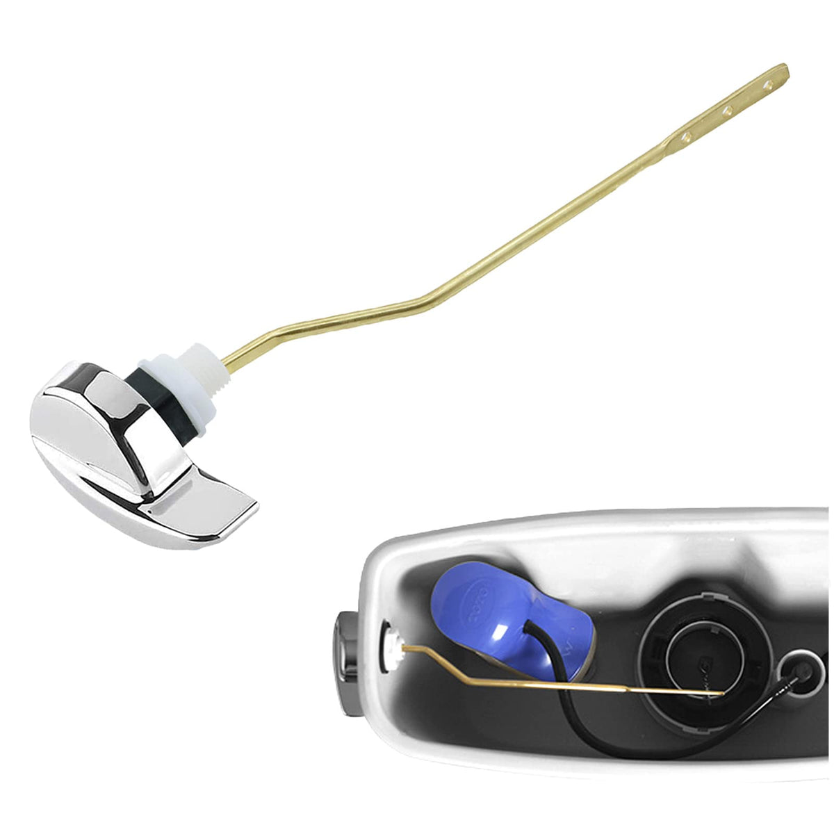 PEWHAUL TOTO universal handle front view with easy grip for comfortable use