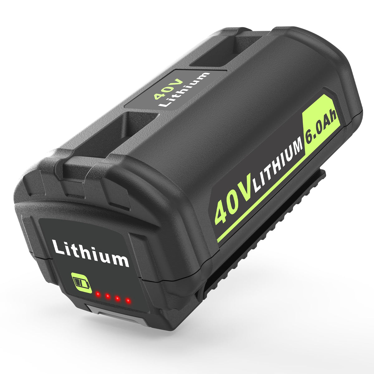 PEYESTEN 40V battery with LED indicator for quick power status at a glance.