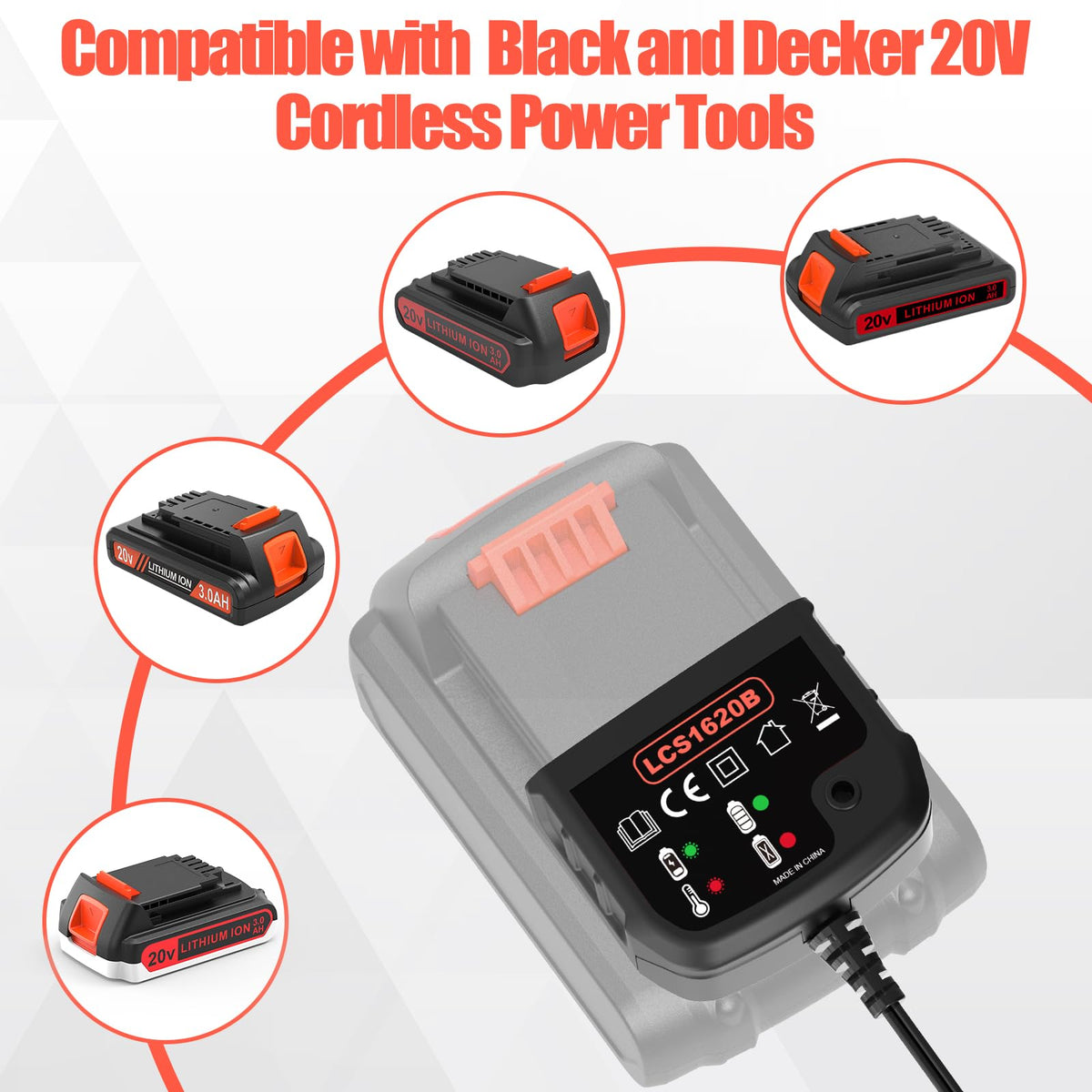 PEYESTEN compatibility list highlights LBXR20 series batteries for versatile tool readiness.