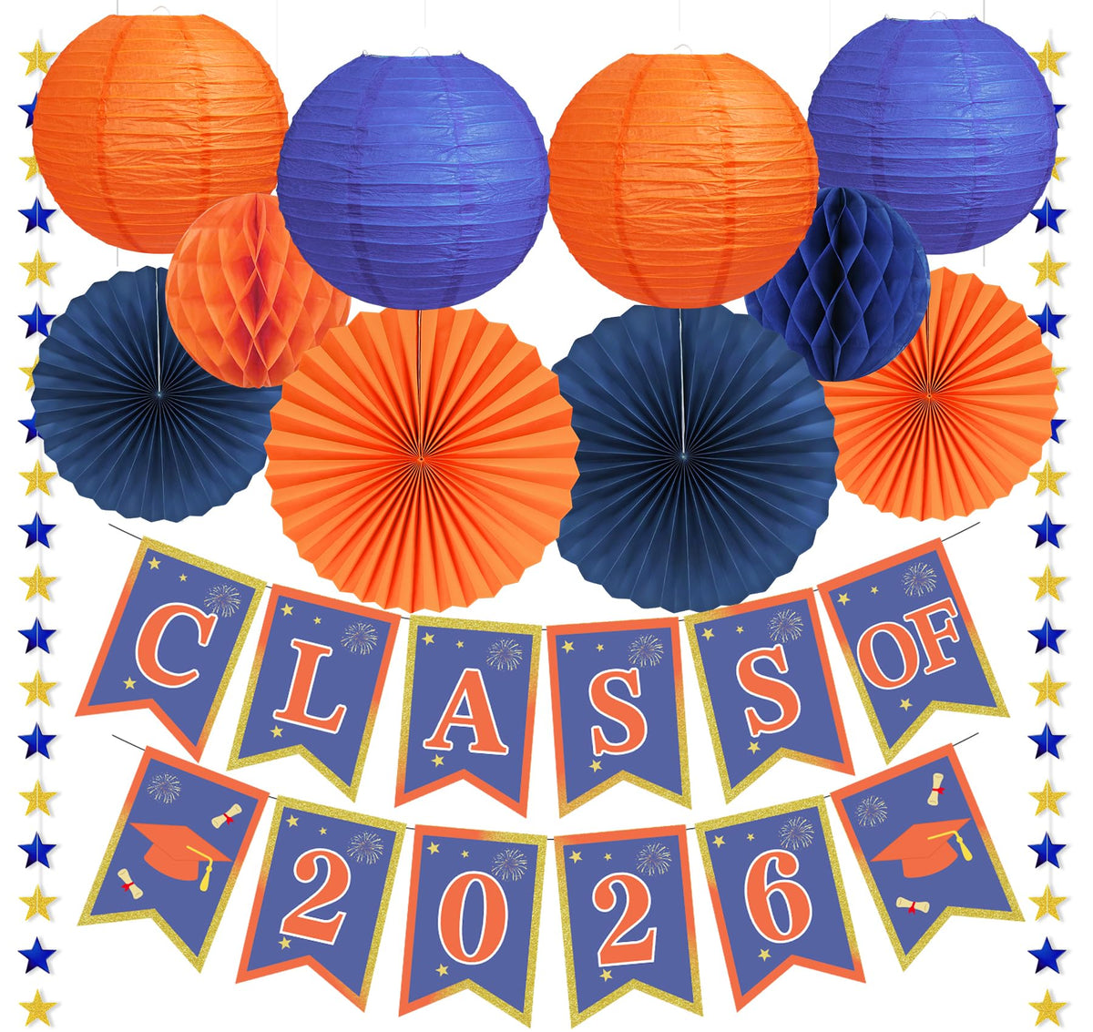 Peywot Class of 2026 banner adds bold orange and navy flair to photos