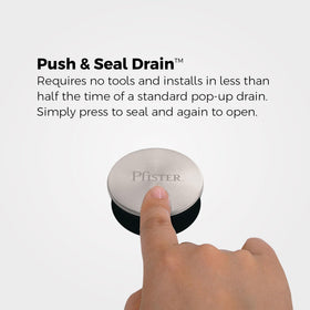 WaterSense certified Pfister Parisa faucet reduces water use in daily tasks.