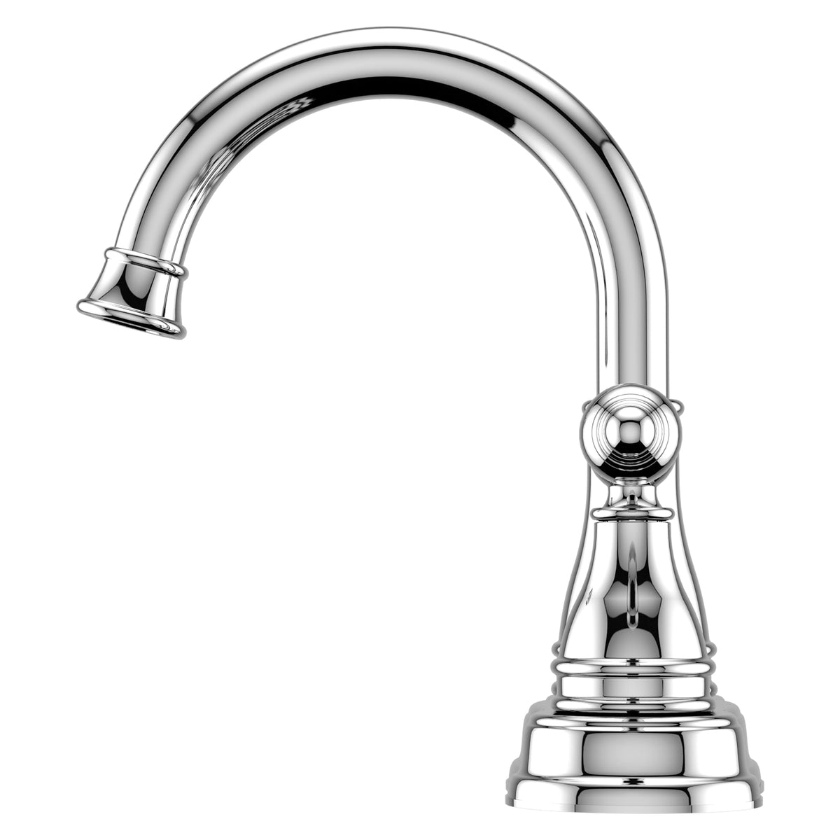 Pfister Sonterra chrome finish adds durable shine to a bathroom vanity