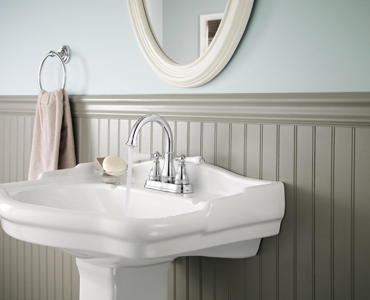 Pfister Sonterra two-handle control enables precise water temperature and flow