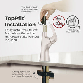 Pfister Talega NSF certified lead-free faucet for safe water contact.