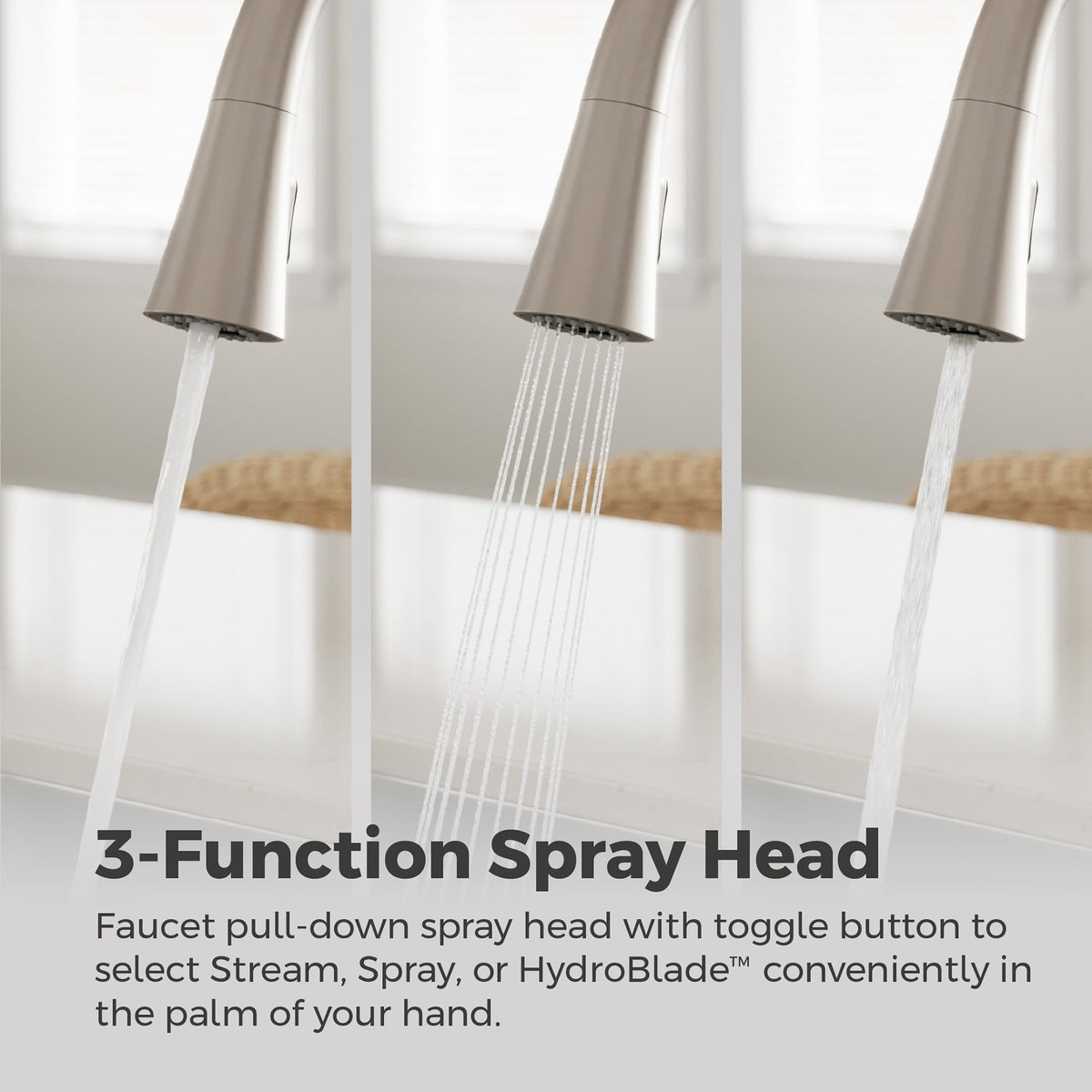Pfister Talega Pforever Seal ceramic valve helps prevent leaks for reliable operation.