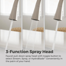 Pfister Talega Pforever Seal ceramic valve helps prevent leaks for reliable operation.