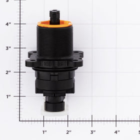 Pfister temperature limit stop helps prevent scalding during showers.