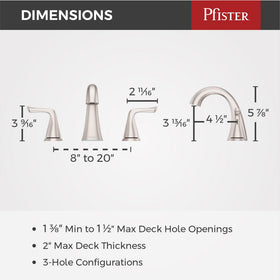 Pfister Willa TiteSeal mounting showing no-putty installation for mess-free setup.