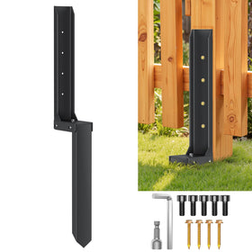 PGGP fence post repair kit assembled for quick stabilization of posts.