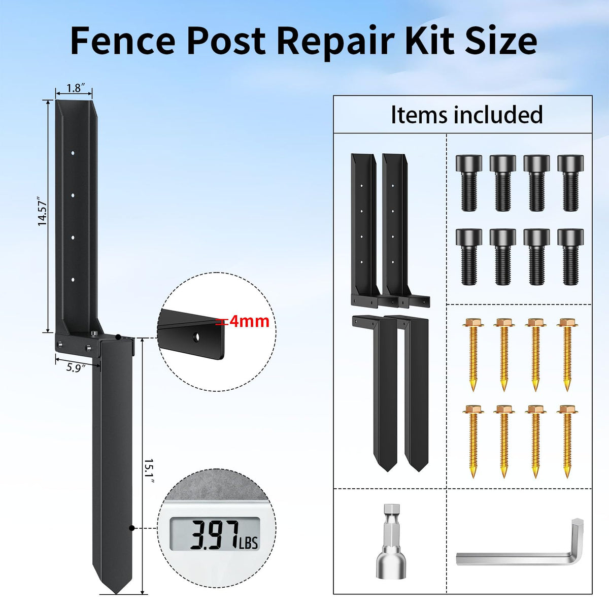 PGGP H-shape pile extender design reinforces upright posts in storms.