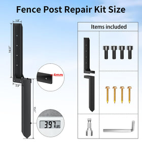 PGGP H-shaped pile extender design provides stable post support.