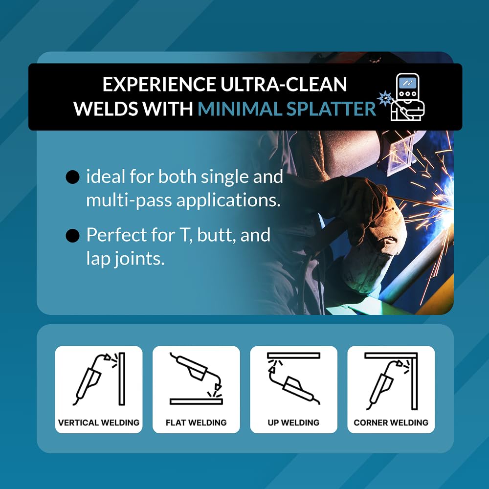 PGN E71T-11 soldadura en todas las posiciones para joints versátiles