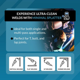 PGN E71T-11 soldadura en todas las posiciones para joints versátiles