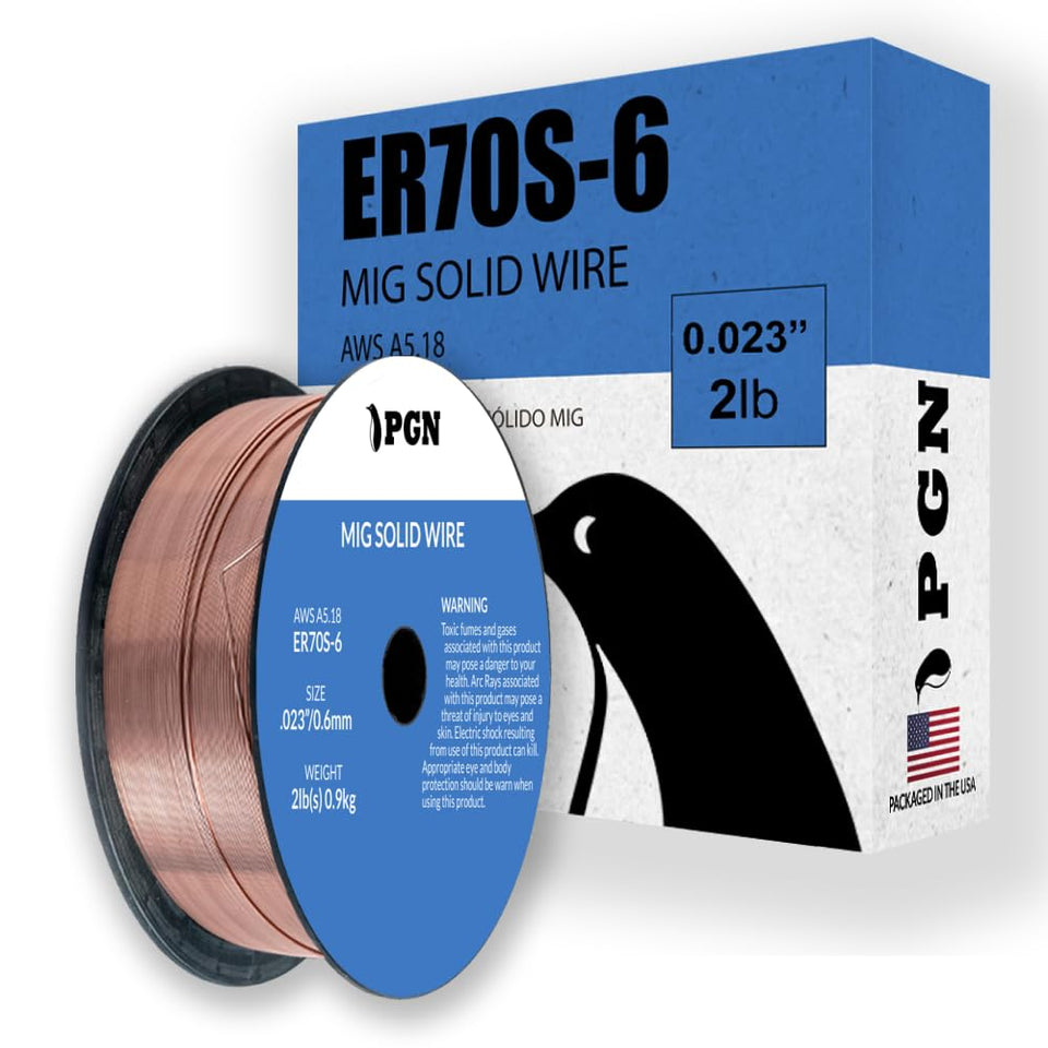 PGN ER70S-6 MIG wire arc bead detail showing precise welds