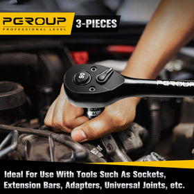 Pgroup chrome vanadium handle designed for comfortable grip.