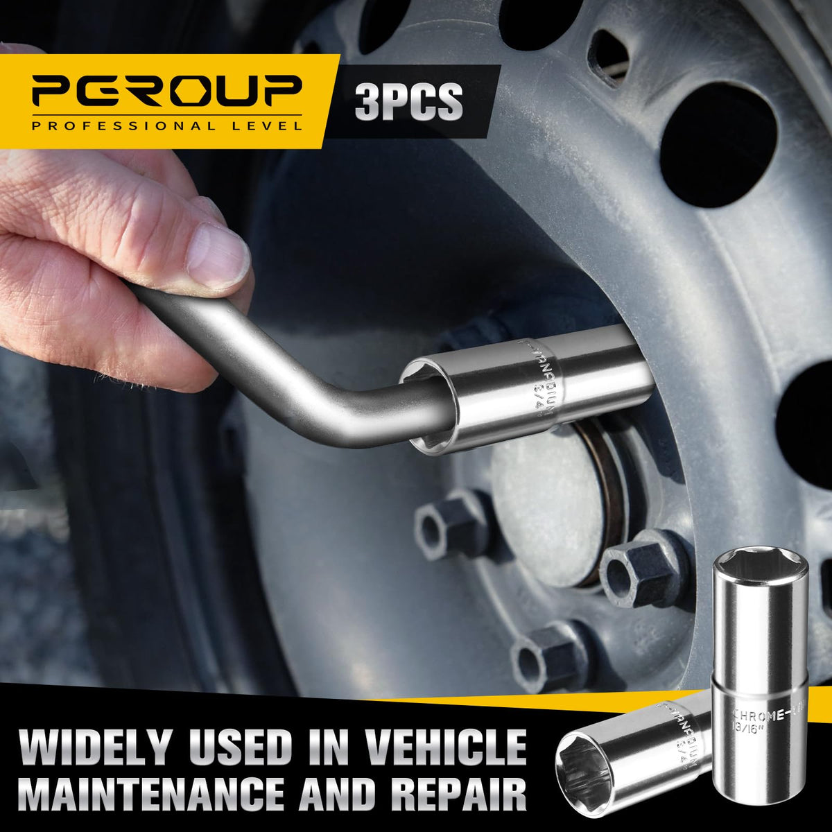 pgroup chrome vanadium steel sockets for durability