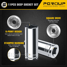 Pgroup sockets with mirror chrome coating resist corrosion over time