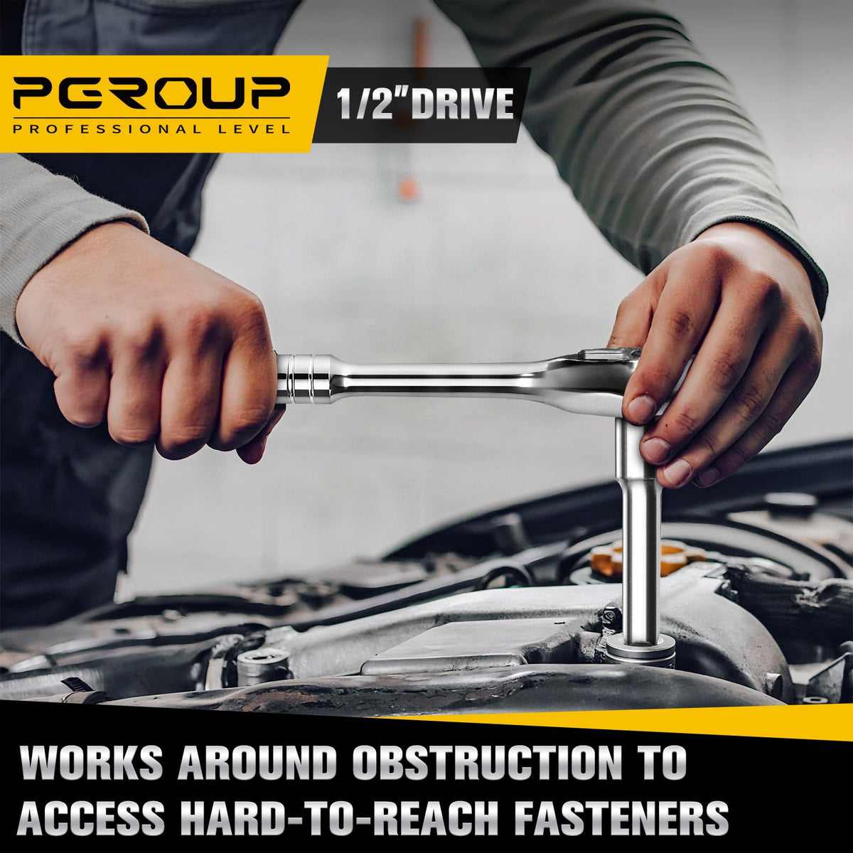Pgroup full polished chrome finish eases cleaning and maintenance