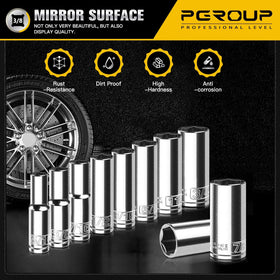 PGROUP hanging rack keeps sockets organized and portable.