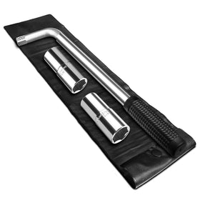 pgroup telescoping lug wrench with extended handle for enhanced leverage