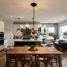 Ideal for dining islands and living spaces with classic charm.