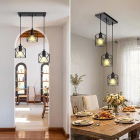 Phaosio industrial vintage ceiling lamp enhances room character