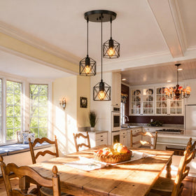 Easy installation with included hardware and accessible bulb changes.