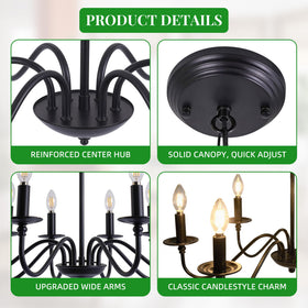 Phaosio pre-assembled arms simplify installation and reduce setup time.