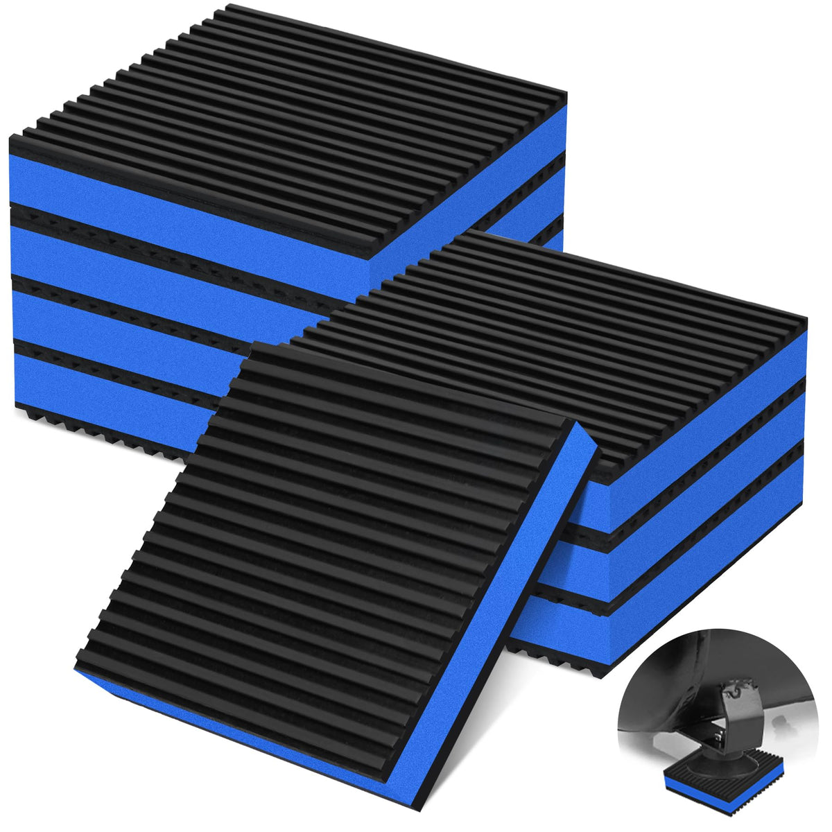 Phepetroll 8-pack vibration pads for washers reduce movement and noise during operation