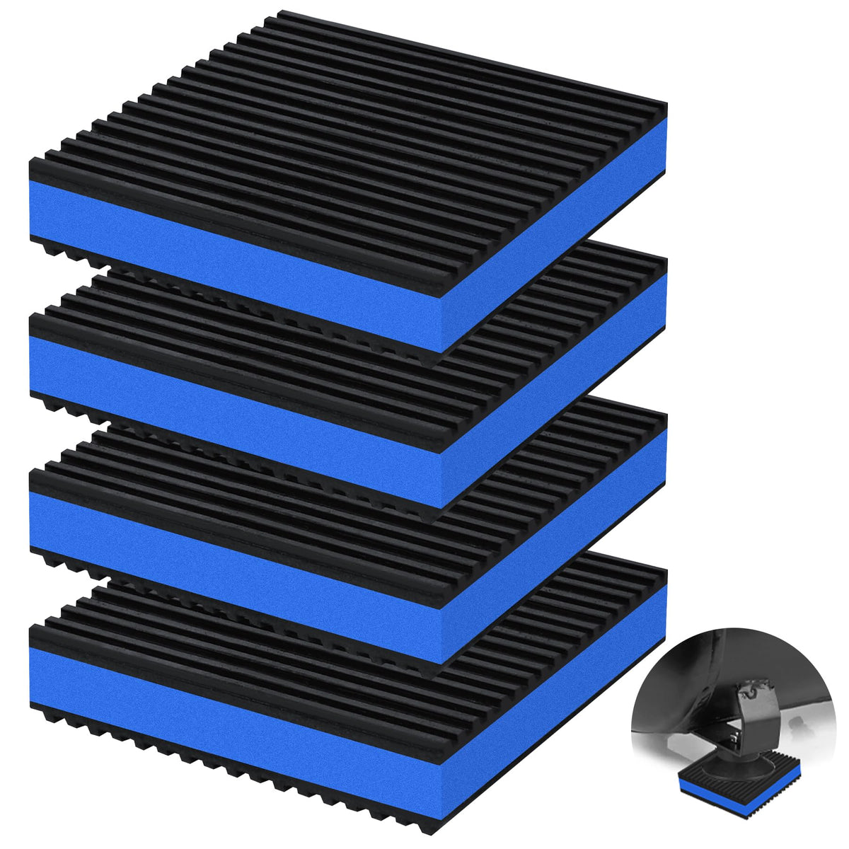 Phepetroll anti vibration pad top view reduces movement and noise