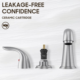 Phiestina aerator close-up delivers foamy flow with minimal splashing.