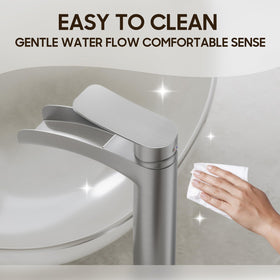 Phiestina faucet ceramic valve image indicating precise temperature control