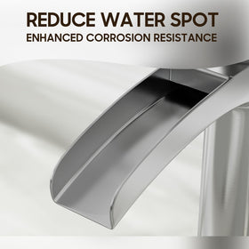 Phiestina brushed nickel finish durability image showing corrosion resistance