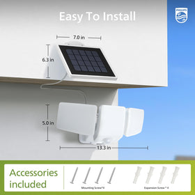Philips 3600LM easy-install outdoor light with included hardware