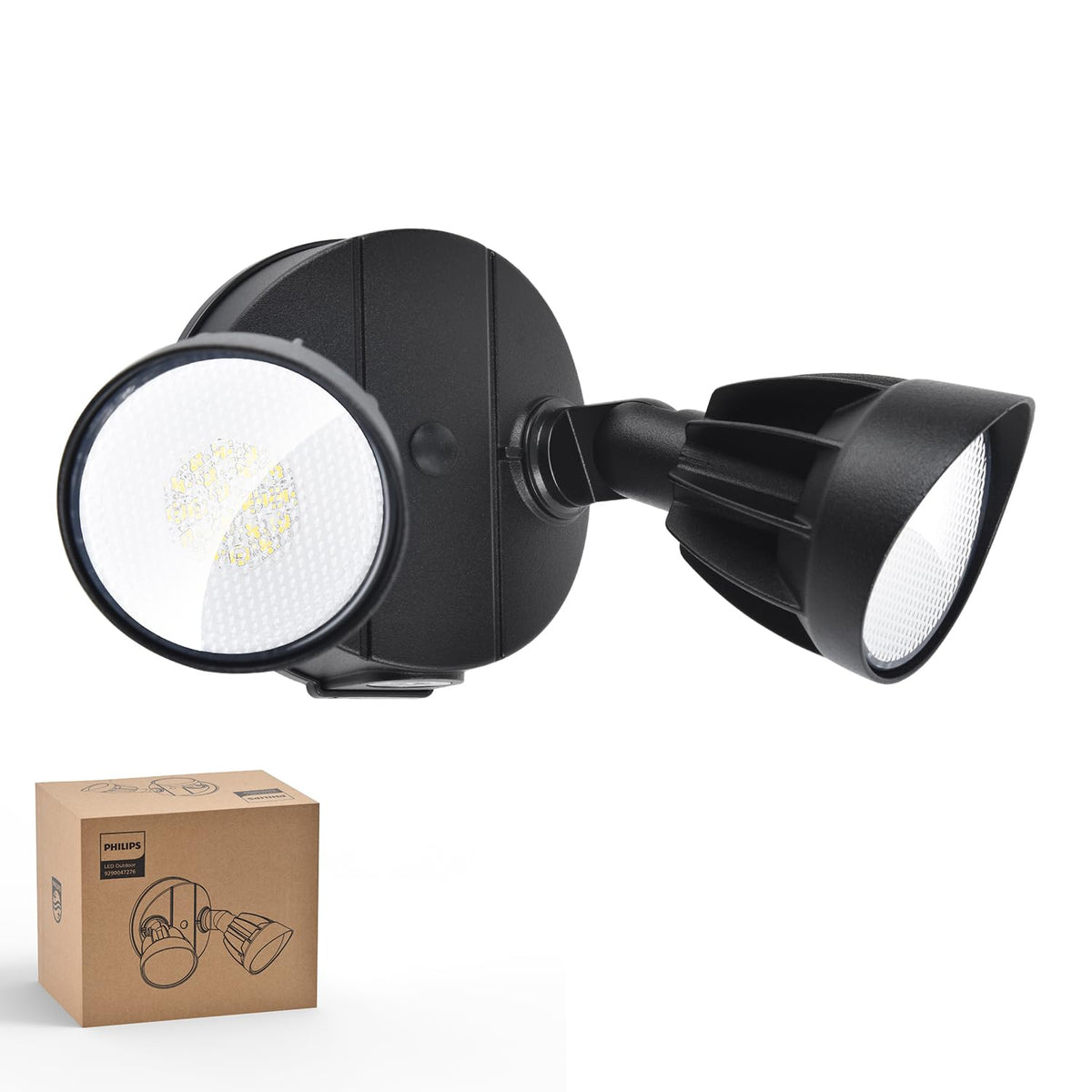 Philips 44W LED flood light with switch control for entryway lighting