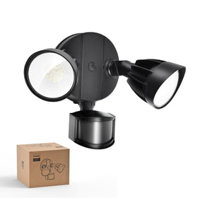 Philips 44W LED security light with wide beam for bright outdoor coverage.