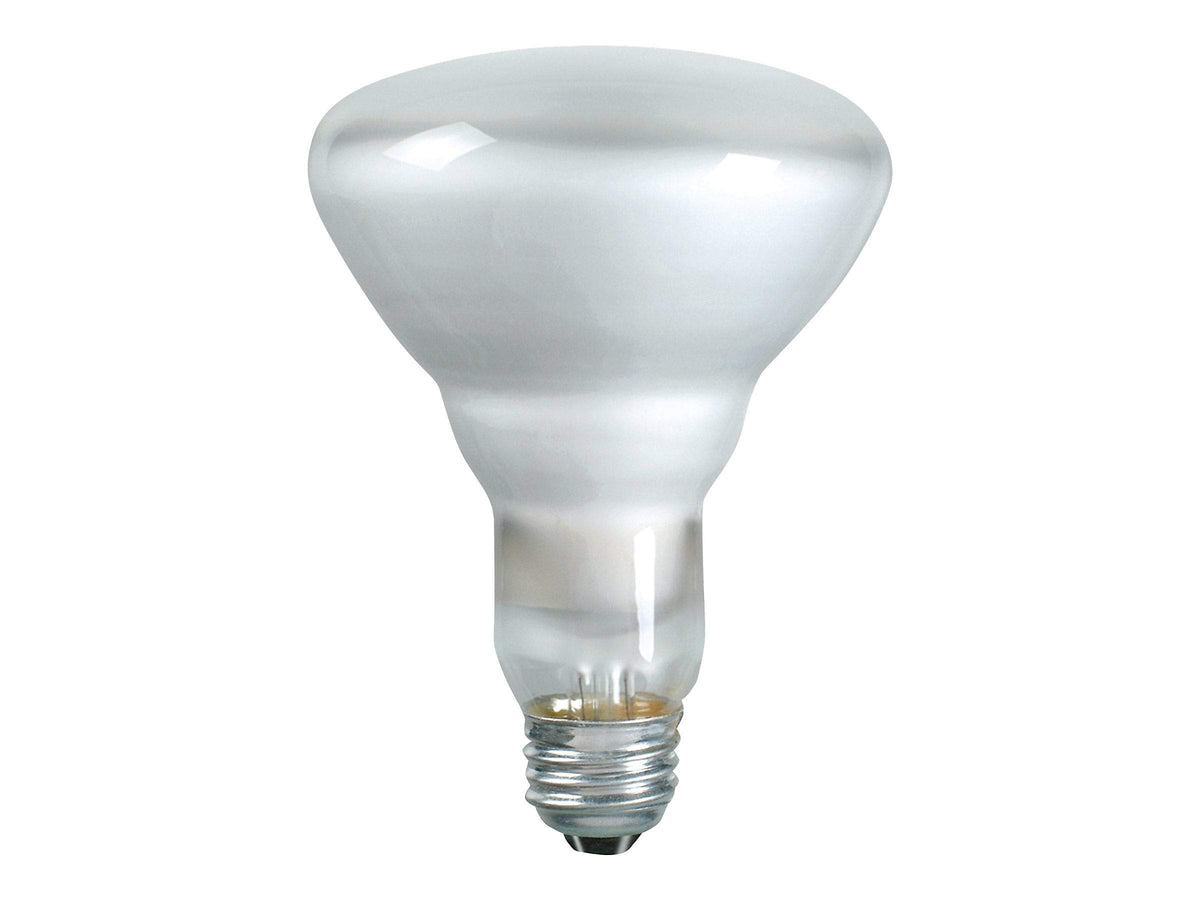 Philips 65W BR-30 reflector bulb for indoor lighting, ideal for recessed cans and track fixtures.