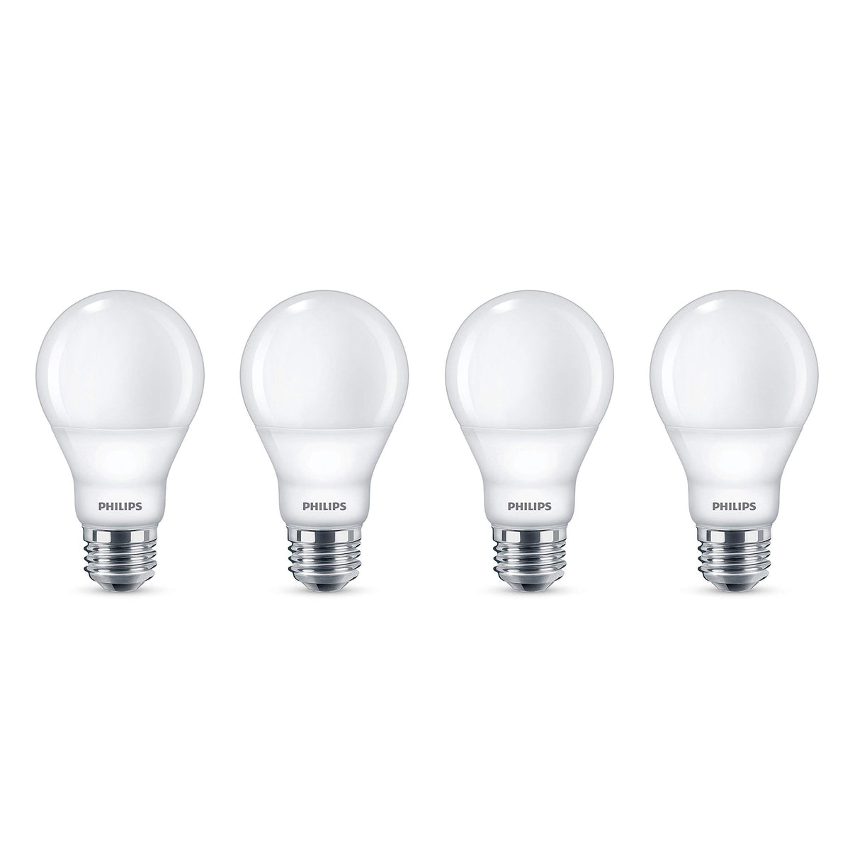 Philips A19 Warm Glow bulb delivers 800 lumens for bright, cozy ambiance.