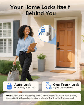 Philips auto-lock settings for hands-free security