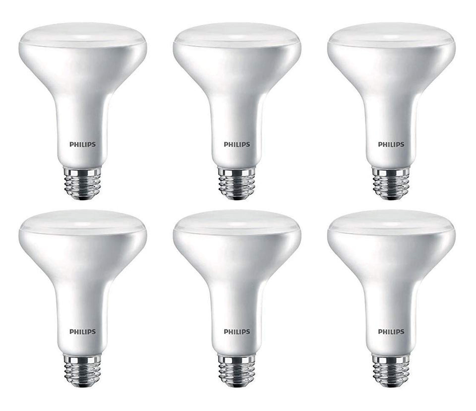 Philips BR30 LED bulb with 2700K soft white light for warm, inviting rooms.
