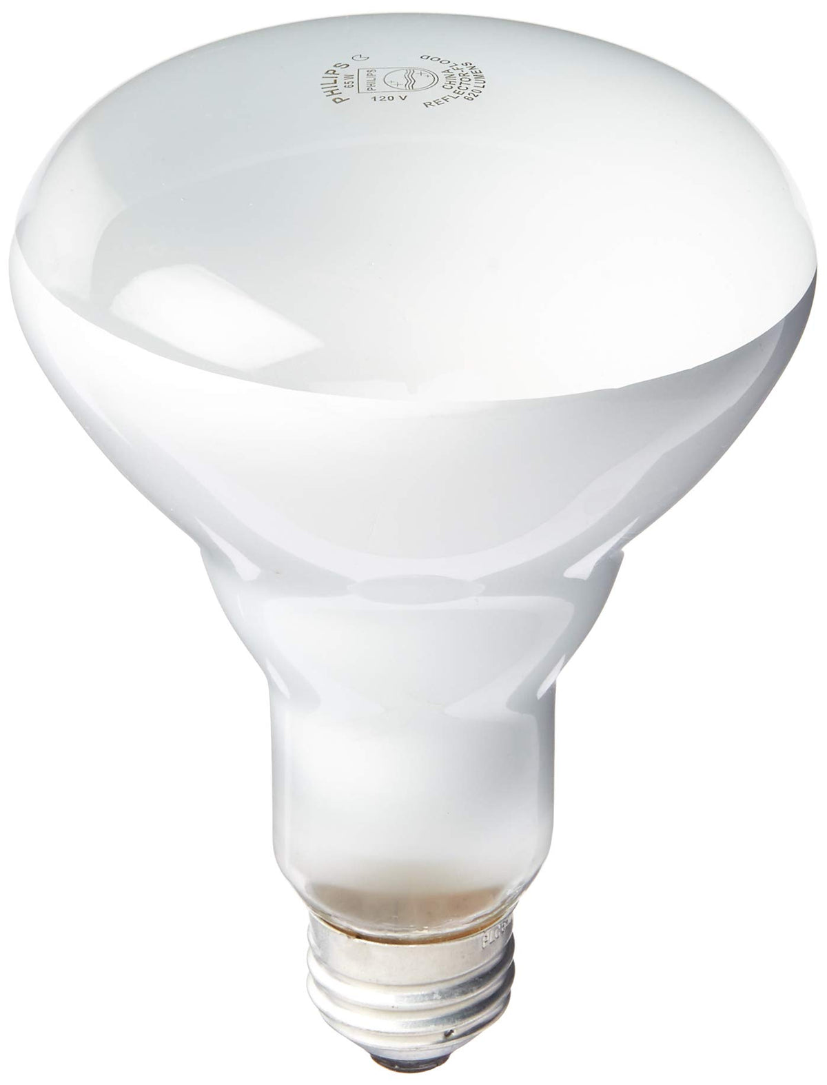 Philips BR30 soft white indoor flood bulb, dimmable, ideal for recessed lighting and track lighting.