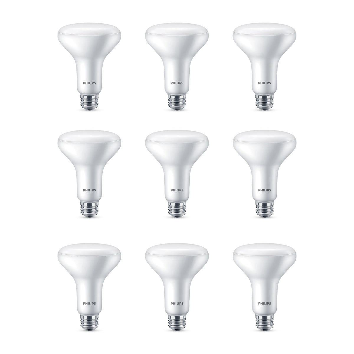 Philips BR30 warm glow dimmable bulb in indoor lamp for cozy, eye-friendly lighting.